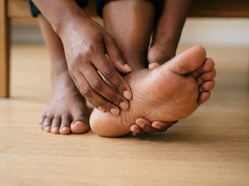 Inspeção diária dos pés como parte do cuidado na neuropatia diabética