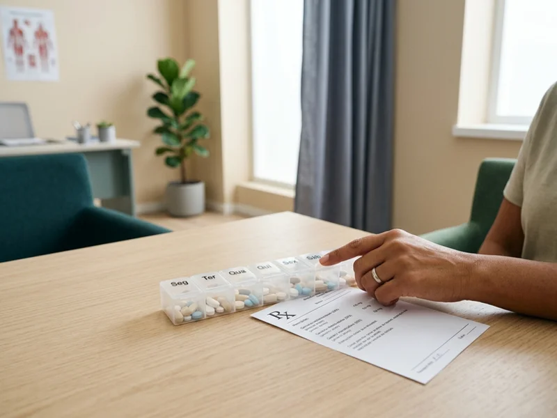 Organização da medicação contínua de prevenção secundária