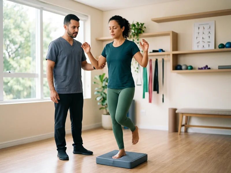 Reabilitação vestibular com exercícios de equilíbrio